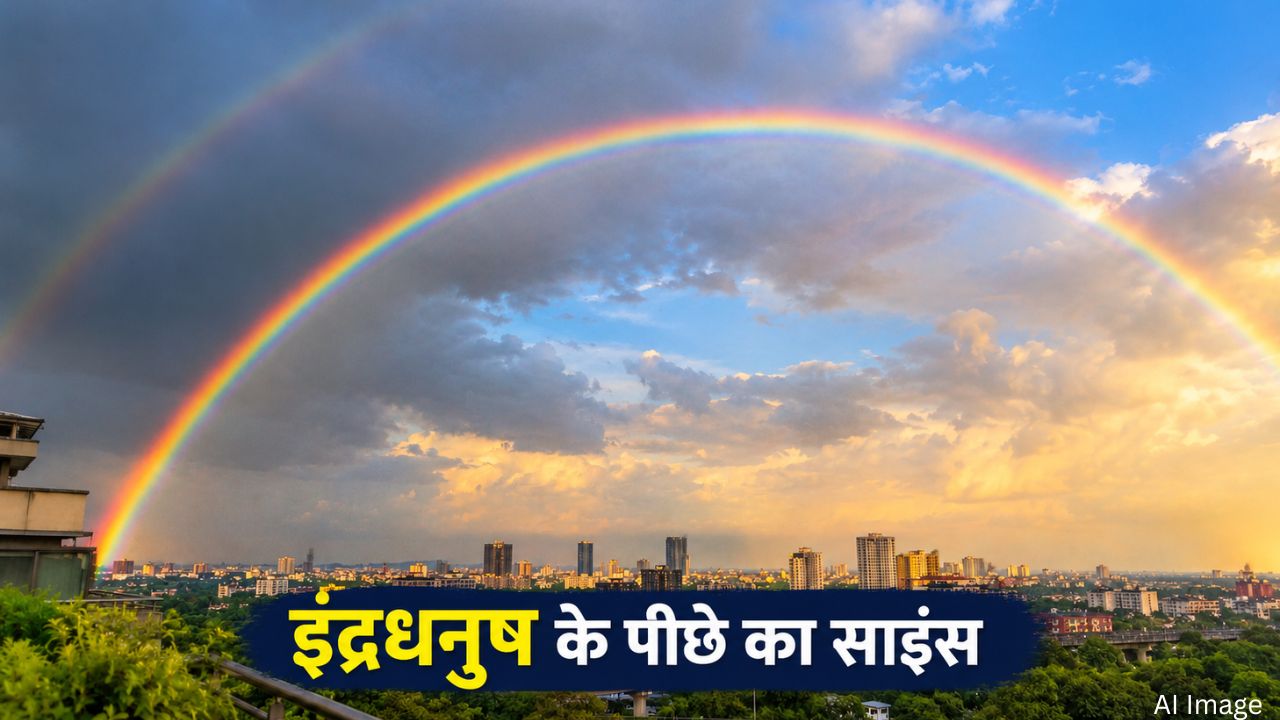 नोएडा-दिल्ली में बारिश के बाद आसमान में दिखा रेनबो, क्या सिर्फ खूबसूरत नजारा है या इसके पीछे छिपा है कोई खास मतलब? नोएडा-दिल्ली में बारिश के बाद आसमान में दिखा रेनबो, क्या सिर्फ खूबसूरत नजारा है या इसके पीछे छिपा है कोई खास मतलब?