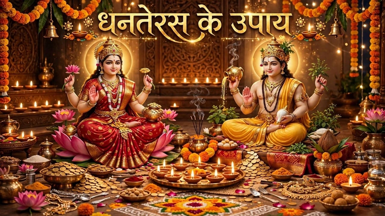 Dhanteras Upay: धनतेरस पर कर लें ये 7 अचूक उपाय, एक साथ होगी धन की देवी लक्ष्मी और भगवान विष्णु की कृपा! Dhanteras Upay: धनतेरस पर कर लें ये 7 अचूक उपाय, एक साथ होगी धन की देवी लक्ष्मी और भगवान विष्णु की कृपा!