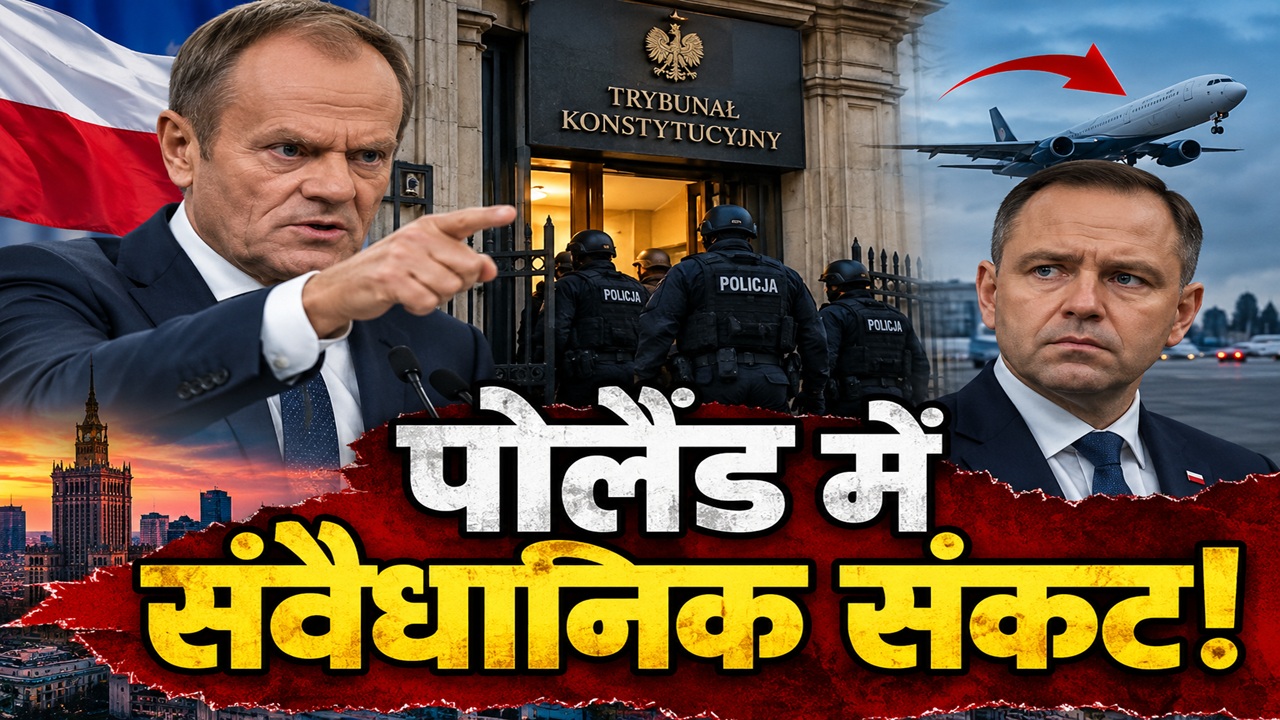 वारसॉ में हाई-वोल्टेज ड्रामा: पीएम टस्क के आदेश पर सुप्रीम कोर्ट परिसर में रेड, बीच हवा से वापस लौटा राष्ट्रपति का प्लेन वारसॉ में हाई-वोल्टेज ड्रामा: पीएम टस्क के आदेश पर सुप्रीम कोर्ट परिसर में रेड, बीच हवा से वापस लौटा राष्ट्रपति का प्लेन