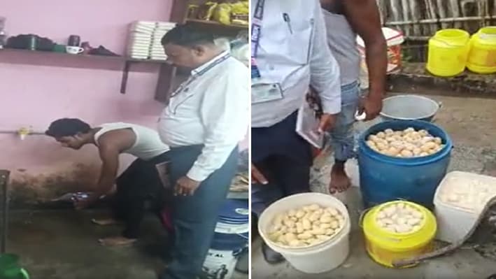 दीपावली-छठ से पहले मुजफ्फरपुर में मिठाई दुकानों पर फूड सेफ्टी की रेड, 200 किलो खराब स्पंज और कोल्ड ड्रिंक नष्ट