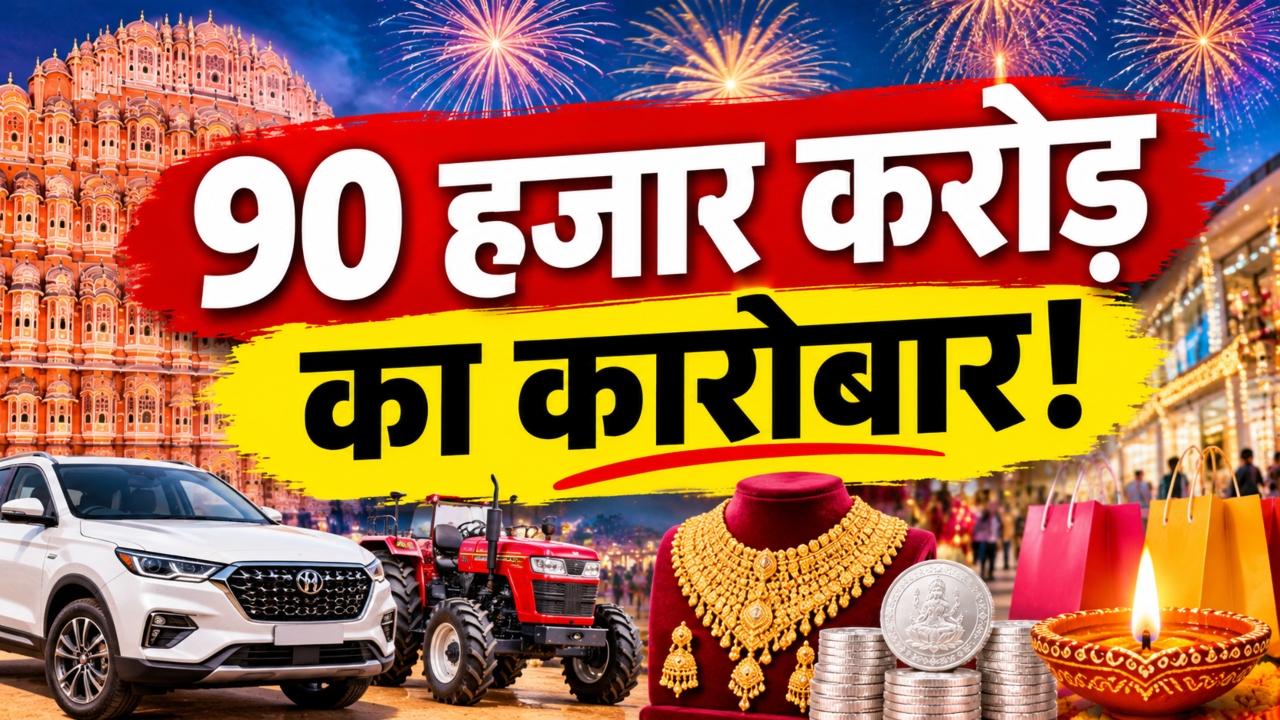 राजस्थान में दिवाली पर बरसेगा धन: बाजारों में आएगा 90 हजार करोड़ रुपये का बंपर कारोबार! राजस्थान में दिवाली पर बरसेगा धन: बाजारों में आएगा 90 हजार करोड़ रुपये का बंपर कारोबार!