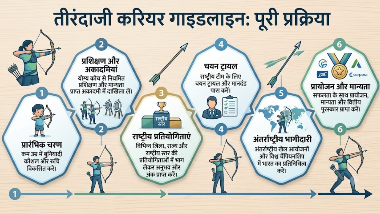 तीरंदाजी में करियर