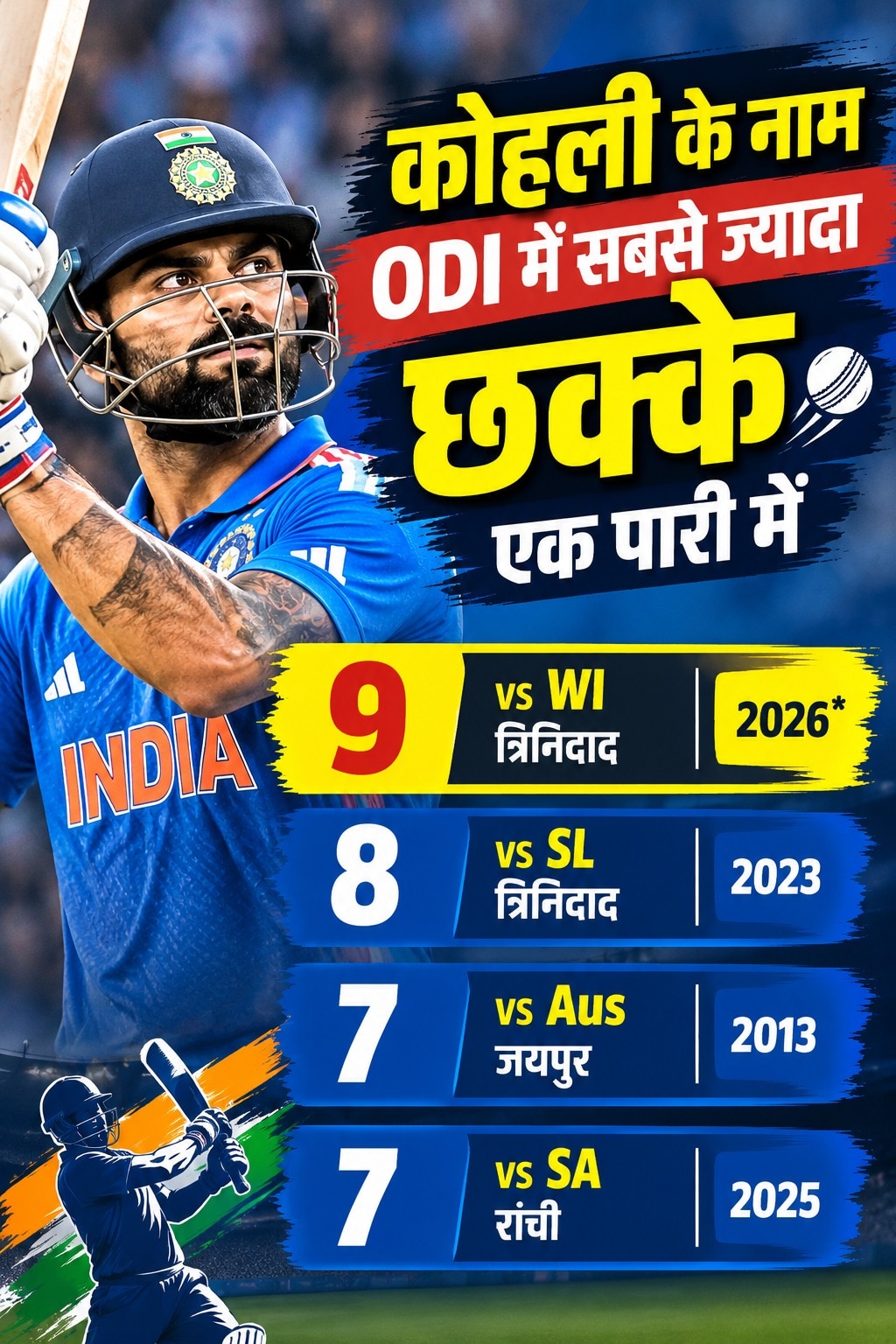 Kohli stats