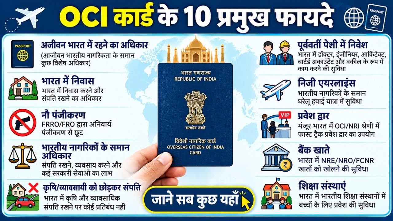 OCI Card Benefits