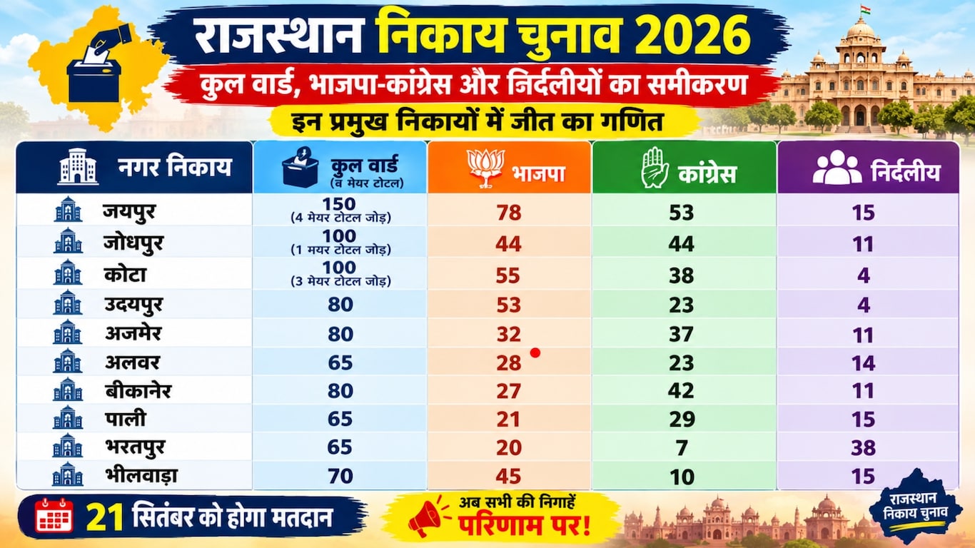 Rajasthan Mayor Chunav 2026