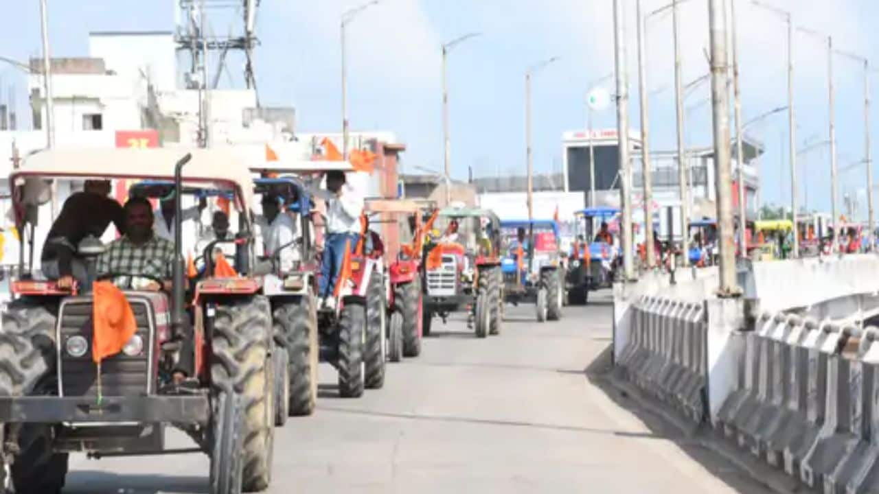 किसानों का प्रदर्शन