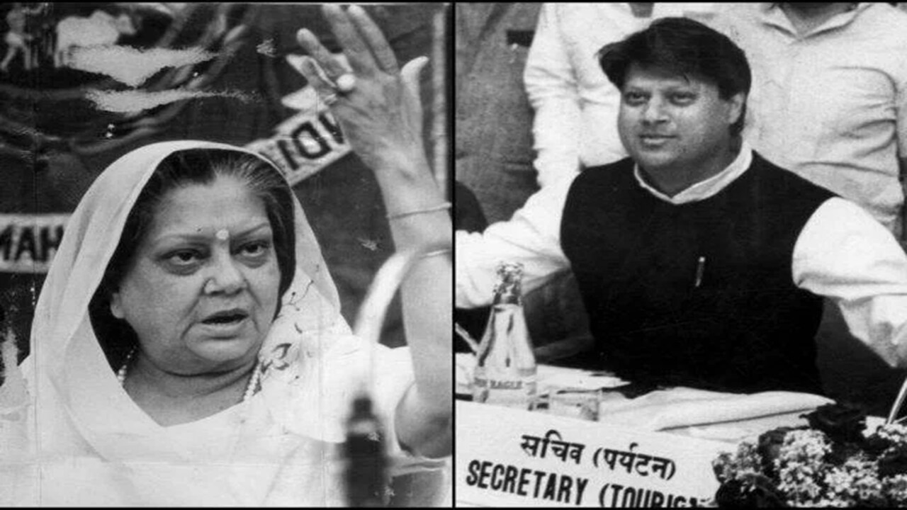 Vijyaraje Scindia and Madhavrao Scindia